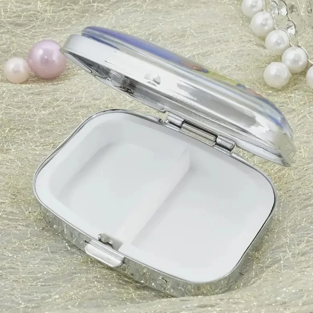 NEW| Pill Box Beach Tropical Theme Portable Case Medicine Organizer